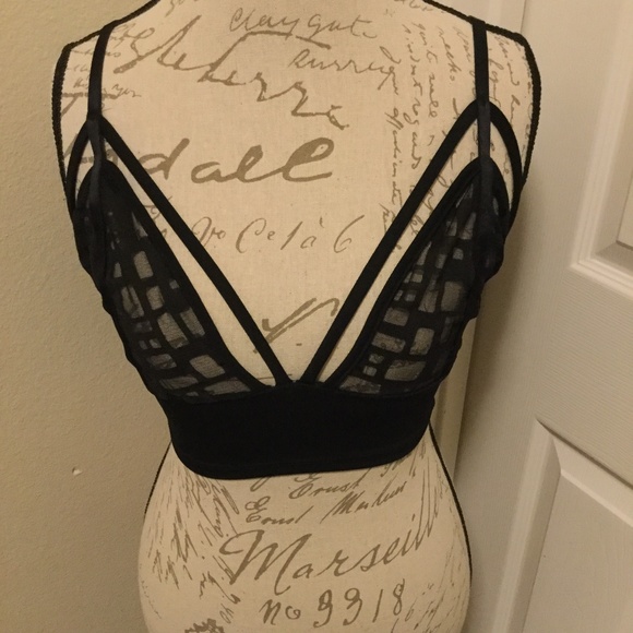Fashion House Tops - Sheer Fashion House Crop Top Size M FINAL SALE